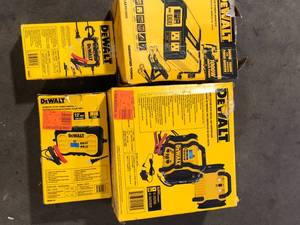 lot 24 image: Lot of Assorted Dewalt Portable Power Stations Various Models and Conditions    Customer Returns See Pictures