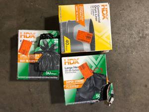 lot 28 image: Lot of Assorted Garbage Bags Various Models and Conditions  Customer Returns See Pictures