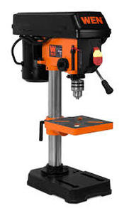 WEN 2.3-Amp 8 in. 5-Speed Cast Iron Benchtop Drill Press with 1/2 in. Chuck Capacity  Customer Returns See Pictures