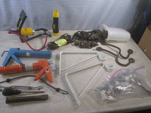 lot 22 image: (A-3) Lot of Misc - Foot Air Pump, ...
