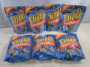lot 39 image: (B-1) 7 Bags of Flipz Peanut Butter...