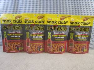 lot 40 image: (B-1) 4 Bags of Hot Ones Tangy Chil...
