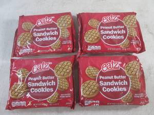 lot 42 image: (B-3) 4 Packages of Peanut Butter S...