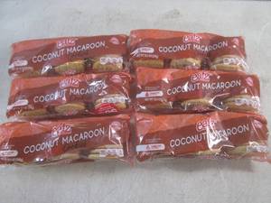 lot 44 image: (B-2) 6 Packages of Coconut Macaroo...