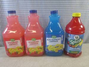 lot 81 image: (C-2) 4 Bottles - 2 Strawberry Lemo...