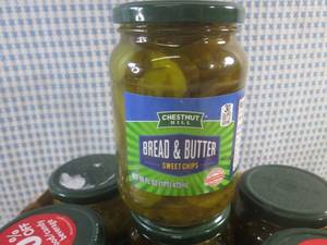 lot 82 image: (B-4) 6 Jars of Bread & Butter Swee...