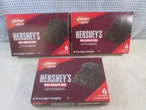 lot 189 image: (B-2) 3 Boxes of Hersheys Triple C...
