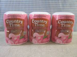 lot 193 image: (B-3) 3 Containers of Country Time ...