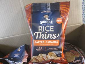 lot 228 image: (EC2) 12 Bags of Quaker Salted Cara...