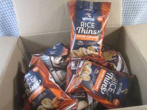 lot 229 image: (EC2) 12 Bags of Quaker Salted Cara...