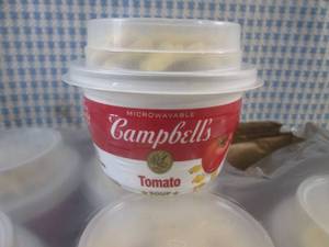lot 242 image: (B-2) 6 Single Serve Campbells Tom...