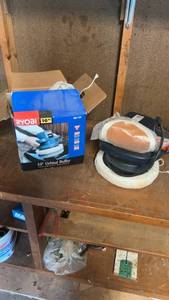 lot 1546 image: Ryobi 10 Orbital Buffer with Original Packaging
