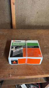 lot 1564 image: Paslode Hot Dipped Galvanized Framing Nails 3 x .131 for Exterior, 2000 qty