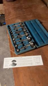 lot 1602 image: Set of Precision Forstner Bits in Carrying Case