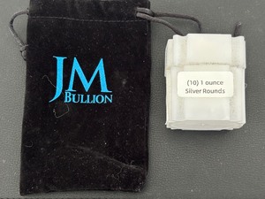 lot 6 image: 10 - 1 Ounce .999 Fine Silver Rounds JM Bullion Unopened