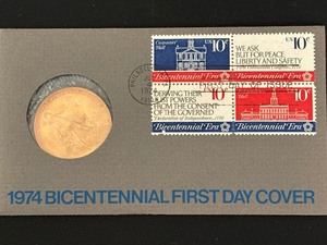 lot 27 image: 1974 Bicentennial Medallion