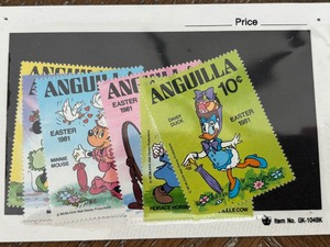 lot 36 image: 1981 Easter Walt Disney Stamps