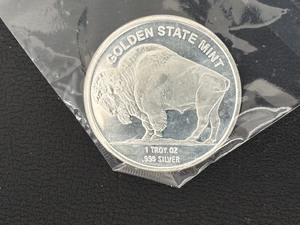 lot 45 image: 1 Ounce .999 Fine Silver Round