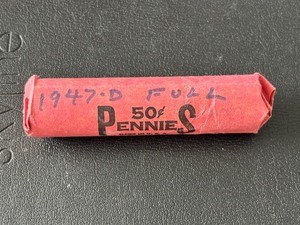 lot 120 image: Lincoln Wheat Cent Roll
