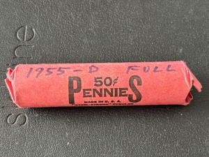lot 122 image: Lincoln Wheat Cent Roll