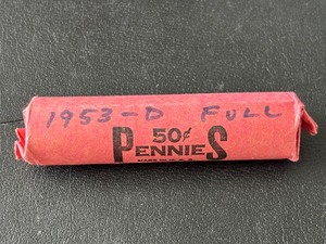 lot 123 image: Lincoln Wheat Cent Roll