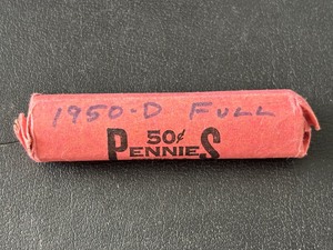 lot 129 image: Lincoln Wheat Cent Roll