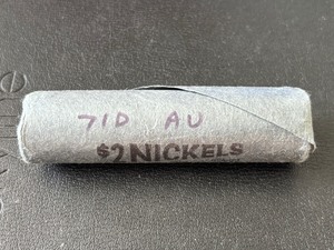 lot 130 image: Jefferson Nickel Roll