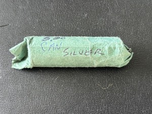 lot 132 image: Roll of Canadian Silver Dimes