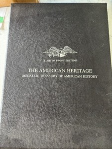 American Heritage Medallic Treasury Proof Edition Medal Set .925 Sterling Silver 1.1 Ounce Each Coin X 20 = 22 Ounces Total