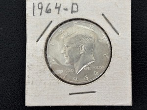 lot 63 image: 1964-D Kennedy Half Dollar