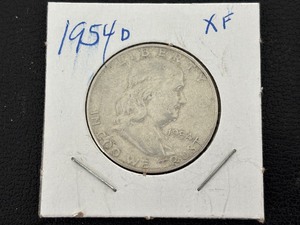 lot 65 image: 1954-D Franklin Half Dollar