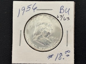 lot 67 image: 1956 Franklin Half Dollar Uncirculated