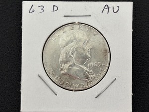 lot 70 image: 1963-D Franklin Half Dollar