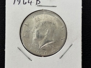 lot 72 image: 1964-D Kennedy Half Dollar