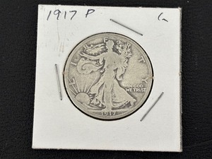 lot 73 image: 1917 Walking Liberty Half Dollar