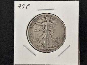lot 76 image: 1939 Walking Liberty Half Dollar
