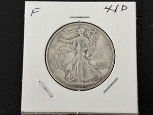 lot 78 image: 1941-D Walking Liberty Half Dollar