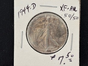 lot 82 image: 1944-D Walking Liberty Half Dollar