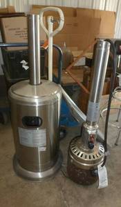 Like new tall Propane Patio Heater and new cover