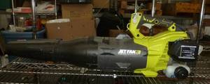 lot 34 image: Ryobi JetFan leaf blower - gas