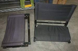 lot 41 image: Two stadium seats with backrest
