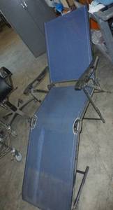 lot 53 image: camping lounge chair