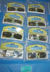 lot 61 image: 8 pair of clip on sunglasses sizestyle 53