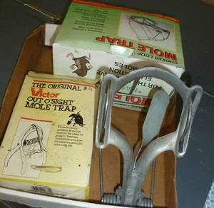 lot 70 image: 3 mole traps