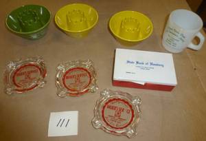 lot 111 image: Vintage local advertising, most are new