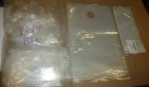 lot 125 image: Huge lot of clear bags for ebay, garage sale, flea market sellers all sizes