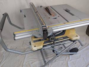 lot 6 image: Ridgid TS2410LS Table Saw