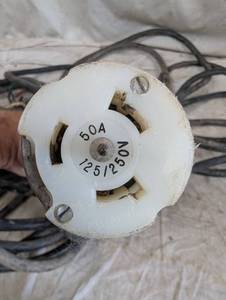 lot 49 image: 100 ft. Heavy Duty Power Cable with 50A Connector