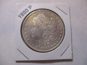 1880-P Morgan Silver Dollar
