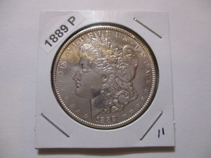 lot 11 image: 1889-P Morgan Siver Dollar